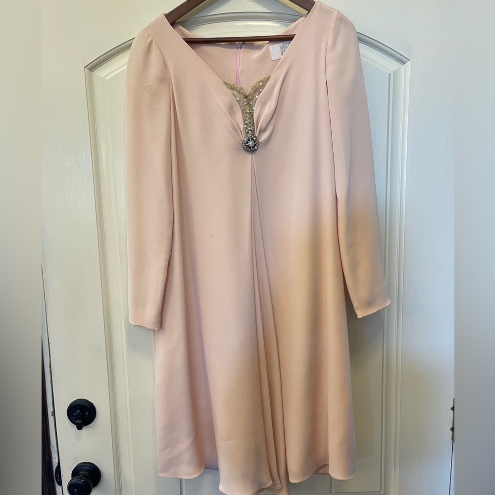 Vintage Badgley Mischka 100% Silk Dress Gown Size Small
